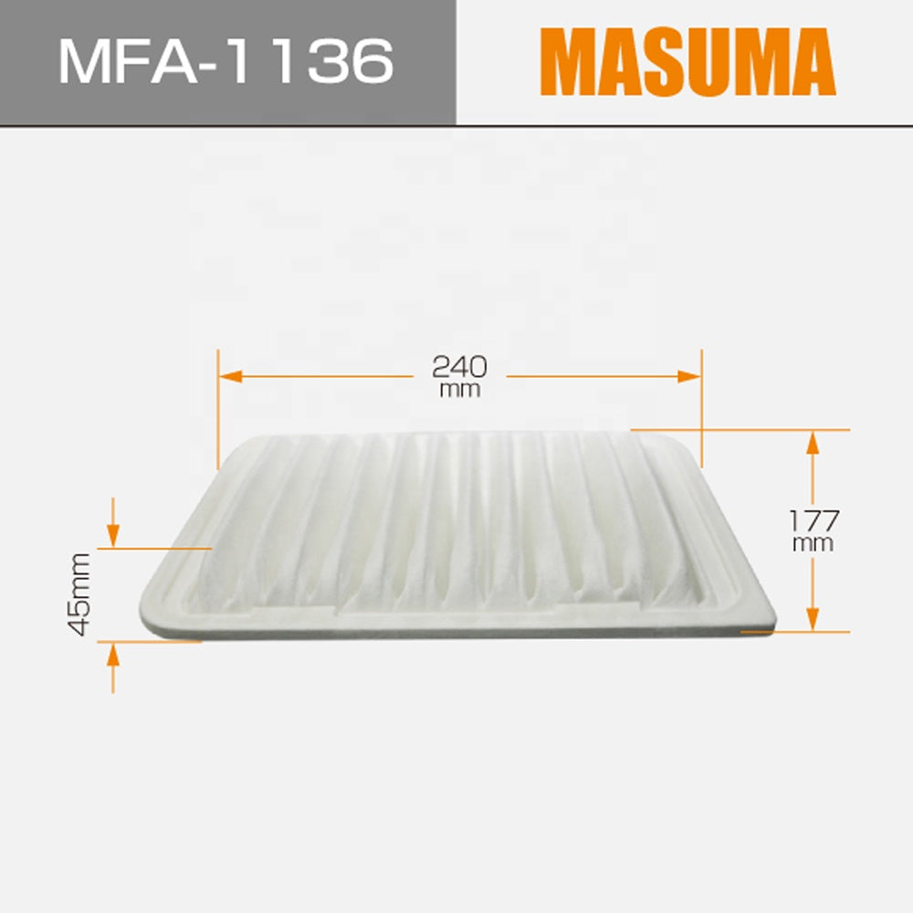 MFA-1136 MASUMA Guangzhou Auto Engine parts filter air intakes