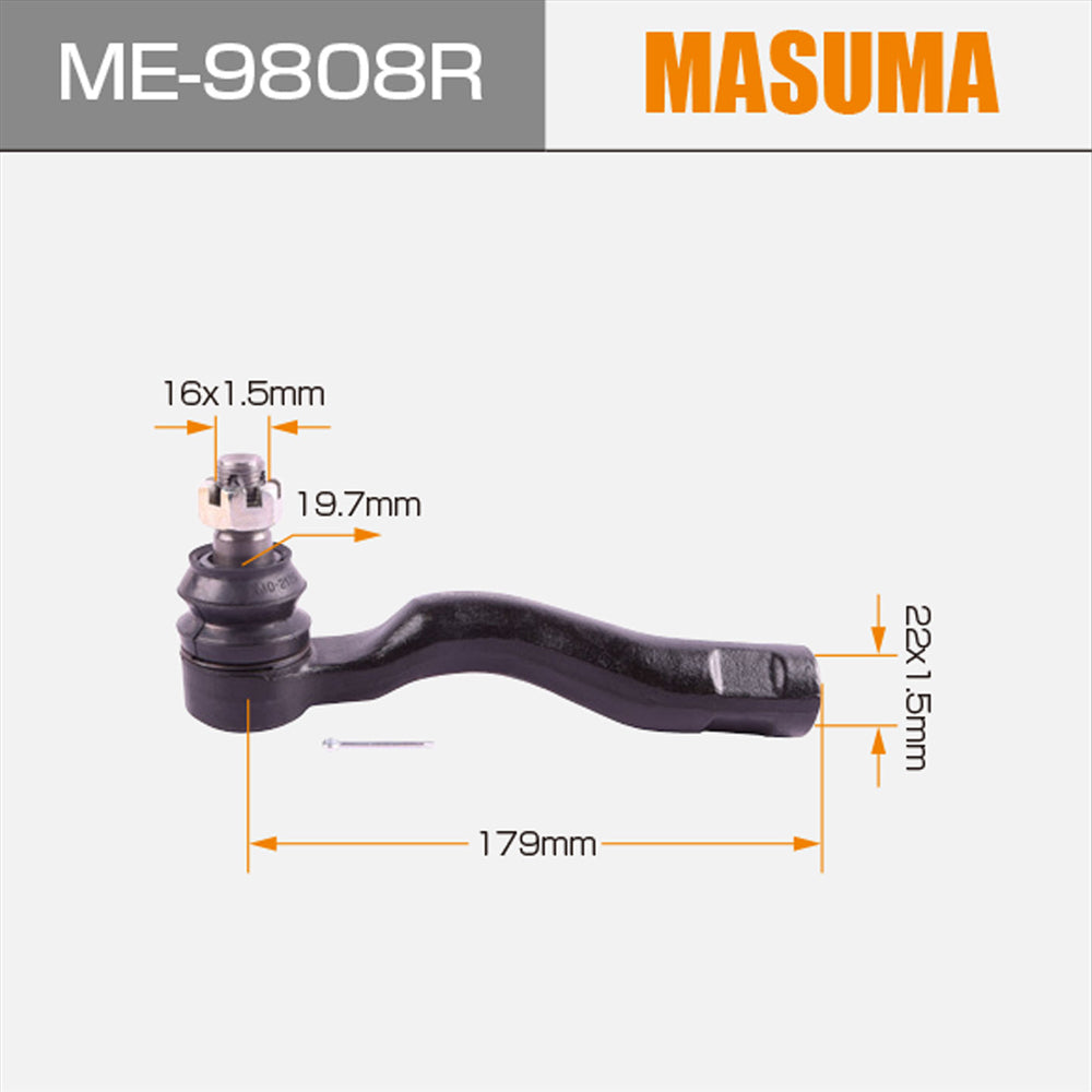 ME-9808R MASUMA Car Accessories tie rod end for 45046-69235